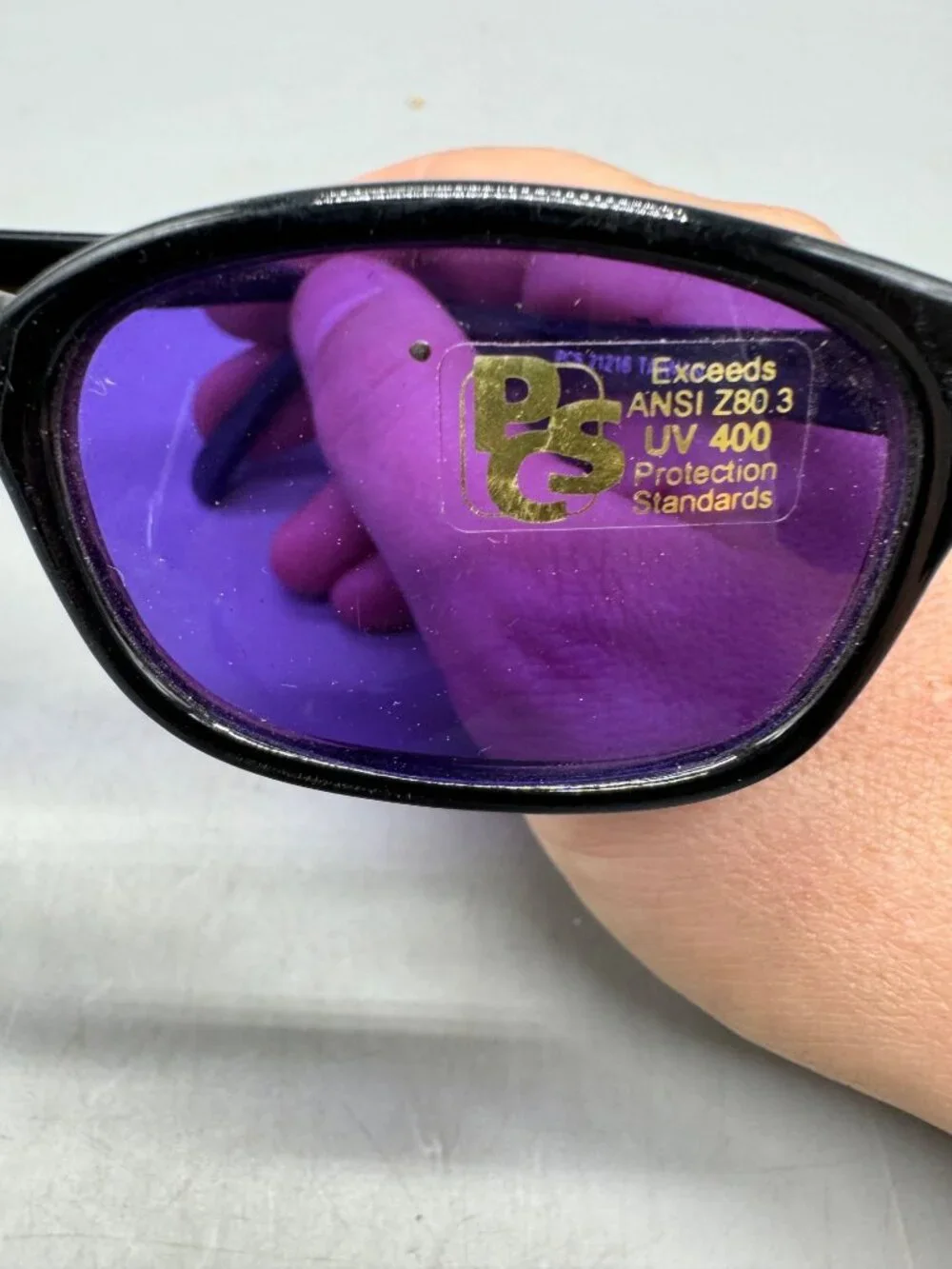The Original KDs kids Sunglasses With UV 400 Protection Black Frame READ NEW